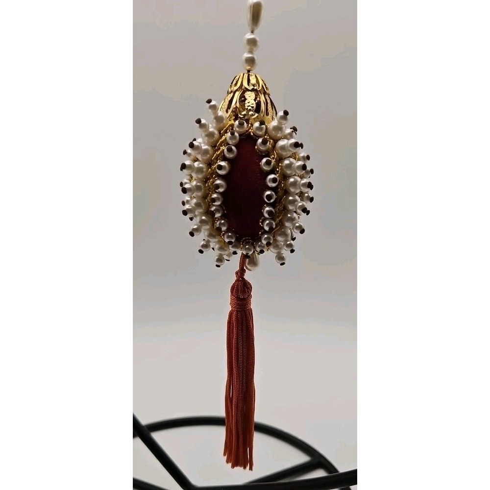 Vintage Handmade Pushpin Christmas Ornament (463)‎